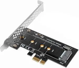 PCI-E 3.0 x1 to M.2 SSD M Key Slot Converter Adapter and Low profile bracket for 2230,2242,2260,2280 NVME M.2 SSD add on cards PCI-E 3.0 x1 to M.2 SSD M Key Slot Converter Adapter and Low profile bracket for 2230,2242,2260,2280 NVME M.2 SSD add on cards
