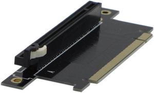 PCI-E x16 Extension Card 90 Degree Right Angled Forward and Reverse Riser Extension Card Adapter Computer Case Connector Card