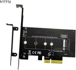 NGFF M.2 to PCI-E 3.0 X4 Converter Card M2 PCIe NVMe SSD M Key Slot PCI-E M2 NVMe SSD Adapter Riser Card for 2230 2242 2260 2280
