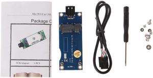Mini PCI-E To USB With SIM Card Adapter For WWAN/LTE Module-Horizontal Connector