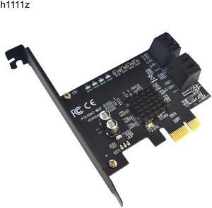Marvell 88SE9215 4 Ports SATA 6G PCI Express Riser Card PCI-e To SATA III 3.0 Converter SATA3.0 HDD SSD IPFS for BTC Mining