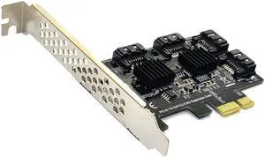 PCIE To SATA Card PCI-E Adapter PCI Express To SATA3.0 Converter 4-Port SATA III 6G Expansion Controller Card Adapter IPFS