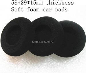 10 Pack of  Soft Foam Ear Pads 58mm Headset Sponge Cushion Durable Headphone Foam Ear Cushion 5.8cm for Call Center Headset