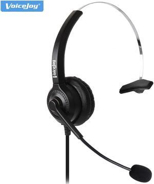 RJ9 office headset call center desk phone RJ9 Headset Headphone With Microphone Headband Earphone noise canceling headset