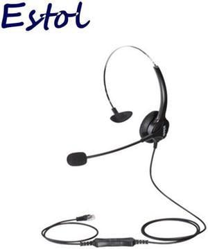 HD voice Hion For600 RJ9 Crystal QD cable Monaural Single ear call center headset,telephone earphone,VoIP Phone headphone