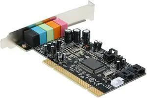 PCI-E 5.1 Channel 6 port 3D Audio Stereo Surround Sound Card For Windows Linux