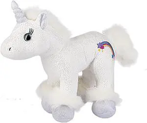 Ganz Plush Stuffed Toy 10" Astra Unicorn, White Ganz Plush Stuffed Toy 10" Astra Unicorn, White