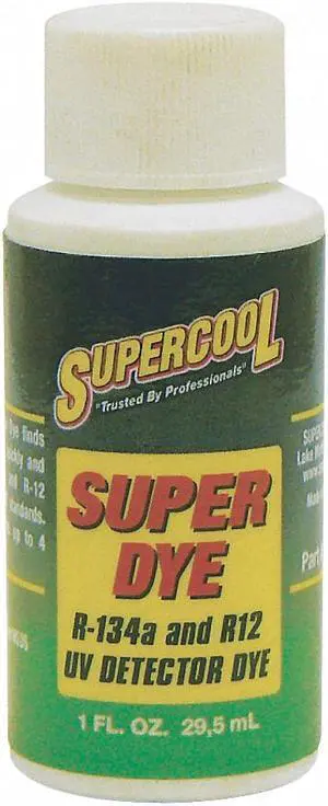 SUPERCOOL 9497 A/C Leak Detection Dye, 1 Oz