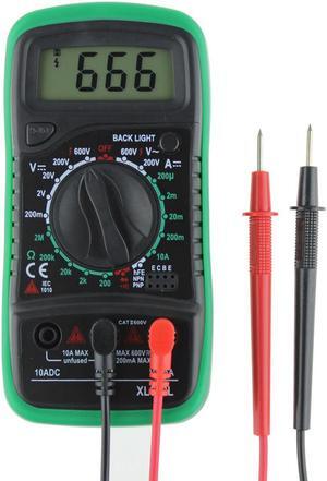 XL830l Digital Multimeter Voltmeter Ammeter AC DC OHM Volt Tester LCD Test Current Multimeter Overload Protection