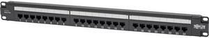 Tripp Lite Cat6 PoE Patch Panel 24-Port 110/Krone 568A/B RJ45 1URM TAA (N252-P24