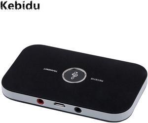 Kebidu Wireless Bluetooth 4.1 Transmitter Receiver Audio Adapter Bluetooth Receiver Transmitter AUX 3.5mm for Smartphone PC TV