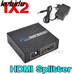kebidu 1 to 2 HDMI SPlitter HDMI Switch 5V 1A Adapter USB Power Supply Cable for Xbox360 PS3 1080P 3D HDTV HDCP TV Audio Video