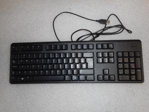 Genuine Dell DJ484 Black USB Canadian French-English Multilingual Keyboard