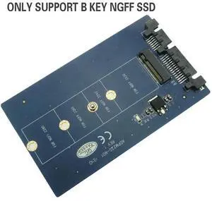 B key (M.2) NGFF SSD M.2 to 22pin SATA card 2.5 SATA to B key NGFF(M.2) SSD converter