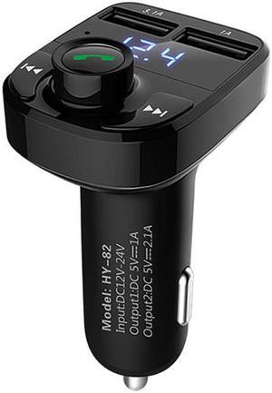 HY-82 Dual USB Car Bluetooth Hands-free MP3 Car Charger FM Transmitter
