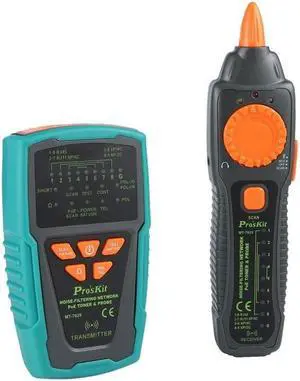 Pro'sKit MT-7029 Network Toner Probe Kit Audio Network Handheld Network Cable Tester Wire Telephone Line Detector Tracker