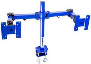 MonMount Dual LCD Monitor Stand Desk Clamp Holds Up to 24-Inch LCD Monitors, Blue (LCD-194BL)