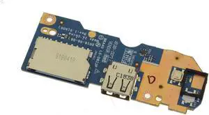 Dell OEM Inspiron 7560 7572 Power Button USB SD Card Reader IO Circuit  86P55
