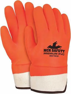 Mcr Safety Chemical Resistant Gloves Orange   6521SCO