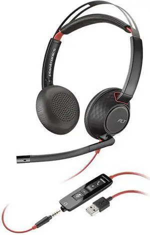 PLANTRONICS Blackwire 5220, Stereo C5220, USB-A, Part# 207576-01