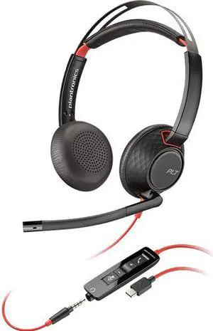 PLANTRONICS Blackwire 5220 Series - USB Headset, USB-C, Part# 207586-01