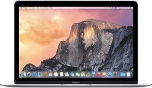 Apple MacBook MF865LL/A 12" 8GB 512GB Intel Core M-5Y51 X2 1.2GHz, Silver (Scratch and Dent)