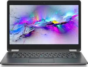 Dell Latitude E7470 14" 8GB 256GB SSD Core™ i5-6300U 2.4GHz Win10P, Black