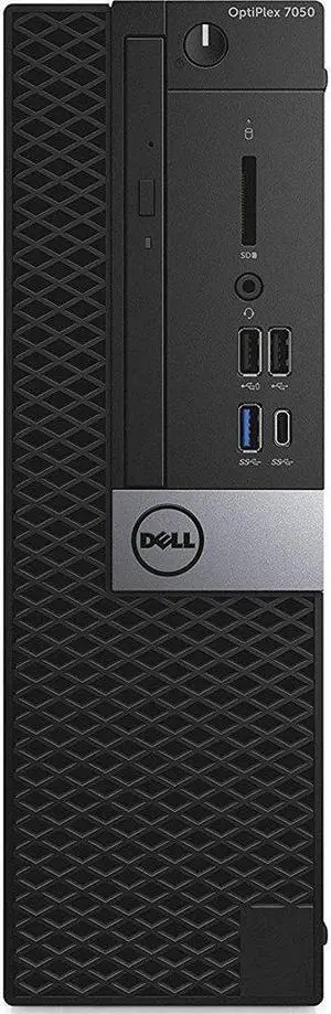 Dell Optiplex 7050 Intel Core i5-7500 X4 3.8GHz 8GB 256GB SSD Win10, Black