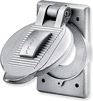 HUBBELL WIRING DEVICE-KELLEMS HBL7420 1 Gang -Gang Vertical Weatherproof Cover,