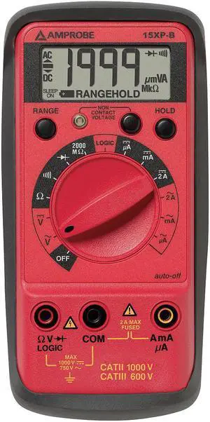 AMPROBE 15XP-B Digital Multimeter,750V,2A,2000 MOhms