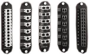 Corning - CCH-CP12-91 - Closet Connector Housing (CCH) Panel, SC Adapters, Duplex, 12 F, 62.5 ?m multimode (OM1)