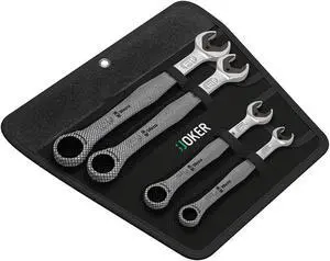 4 Piece Joker Metric Ratcheting Combination Wrench Set