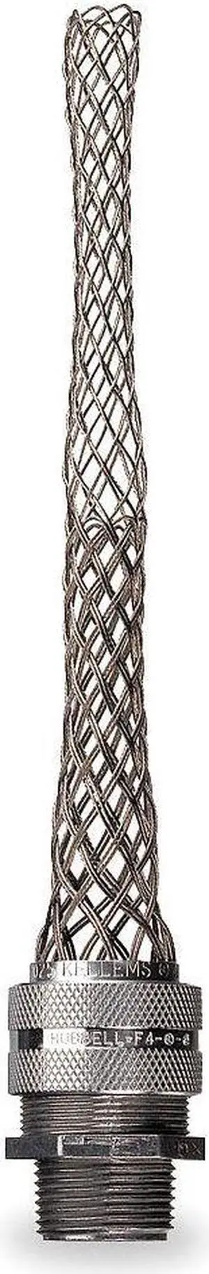 HUBBELL WIRING DEVICE-KELLEMS 074-01-008 Strain Relief Cord Grip,0.38 to 0.50