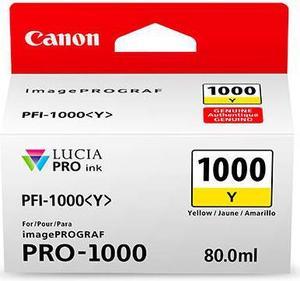 Canon PFI-1000 Y LUCIA PRO Yellow Ink Tank (80ml)