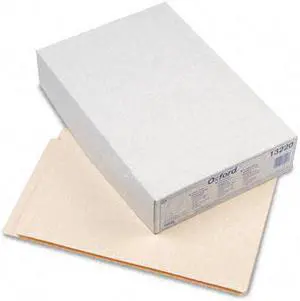 Esselte Pendaflex / ACCO - 13220 - Laminated Spine End Tab Folder with 2 Fasteners, 11 pt Manila, Legal, 50/Box