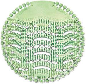 Fresh Products - FRS 2WDS60 CME - Wave 3D Urinal Deodorizer Screen, Green, Cucumber Melon Fragrance, 10 Screens/Box