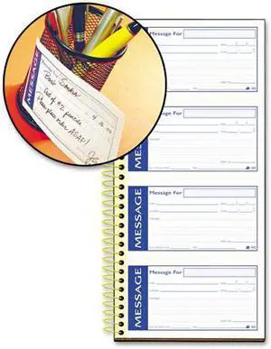 Write 'N Stick Phone Message Pad, 2 3/4 X 4 3/4, Two-Part Carbonless,
