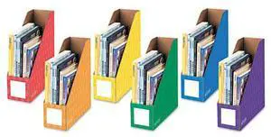 Bankers Box 4" Magazine File Holders 3 PK/CT