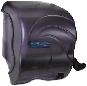 San Jamar - SAN T990TBK - Element Lever Roll Towel Dispenser, Oceans, Black, 12 1/2 x 8 1/2 x 12 3/4