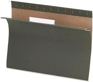 Pendaflex Essentials Colored Hanging Folders 1/3 Tab Letter Standard Green 25/Box 81601