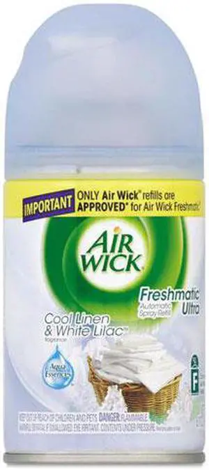 Reckitt Benckiser - 62338-82314 - Freshmatic Ultra Automatic Spray Refill, Snuggle Fresh Linen, Aerosol, 6.17 oz