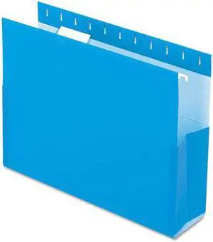 Esselte Pendaflex / ACCO - 59203 - SureHook Reinforced Hanging Box Files, 3 Exp with Sides, Letter, Blue, 25/Box