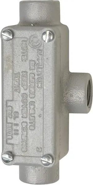 APPLETON ELECTRIC ERT75 Conduit Outlet Body w/Cover,Iron,T