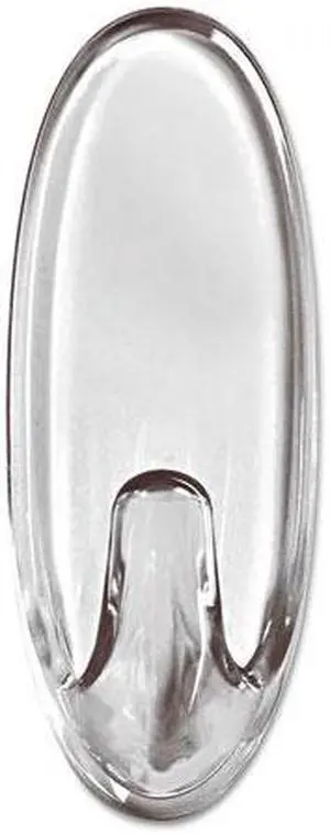3M Command Clear Adhesive Hook (6-Pack) 17091CLR-6ES