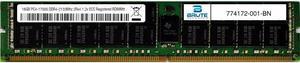 774172-001 - HP Compatible 16GB PC4-17000 DDR4-2133Mhz 2Rx4 1.2v Registered RDIMM