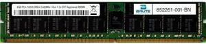852261-001 - HP Compatible 8GB PC4-19200 DDR4-2400Mhz 1Rx4 1.2v Registered RDIMM 852261-001 - HP Compatible 8GB PC4-19200 DDR4-2400Mhz 1Rx4 1.2v Registered RDIMM