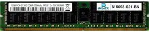 815098-S21 - HP Compatible 16GB PC4-21300 DDR4-2666Mhz 1RX4 1.2v ECC Registered RDIMM 815098-S21 - HP Compatible 16GB PC4-21300 DDR4-2666Mhz 1RX4 1.2v ECC Registered RDIMM