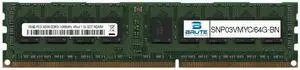 SNP03VMYC/64G - Dell Compatible 16GB PC3-8500 DDR3-1066Mhz 4Rx4 1.5v Registered RDIMM SNP03VMYC/64G - Dell Compatible 16GB PC3-8500 DDR3-1066Mhz 4Rx4 1.5v Registered RDIMM
