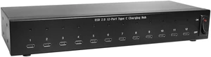 Coolgear 12 Port USB 2.0 Type C Charging Hub 3 Amp Per Port Coolgear 12 Port USB 2.0 Type C Charging Hub 3 Amp Per Port