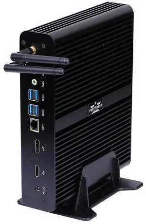 Partaker B16 Fanless Mini PC, Slim Desktop Computer, Intel i7-8550U 8th Gen. 4 Cores CPU, No Ram No Storage No System, 4K 4096x2304, HD-MI, DP, WiFi, Aluminum alloy Case Partaker B16 Fanless Mini PC, Slim Desktop Computer, Intel i7-8550U 8th Gen. 4 Cores CPU, No Ram No Storage No System, 4K 4096x2304, HD-MI, DP, WiFi, Aluminum alloy Case